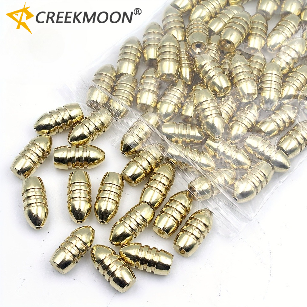 Fishing Equipment Deals - Wholesale 50pcs Golden Copper Sinker Carp