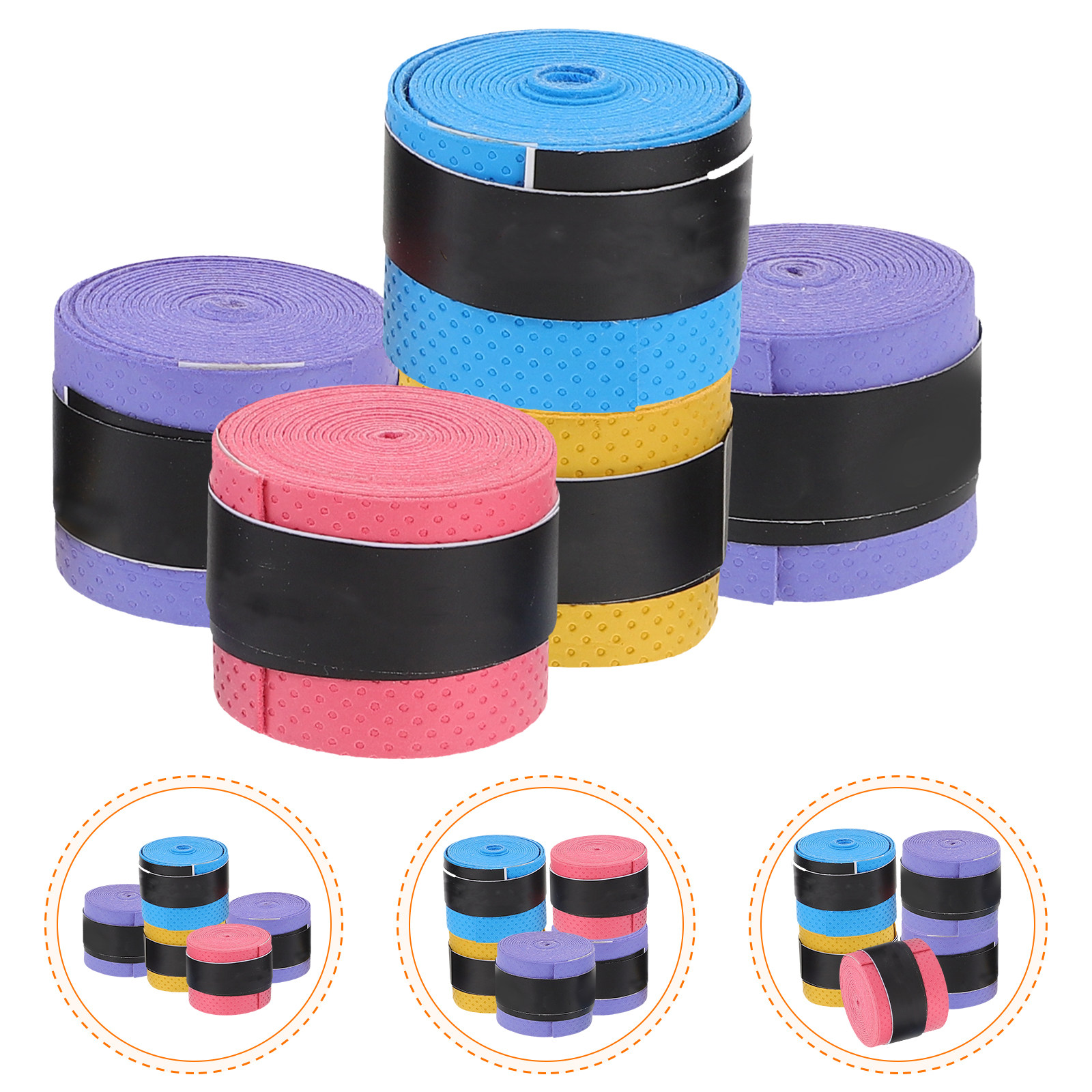 Fishing Rod Wrap Tape - 5Pcs Fishing Rod Handle Wrap PU