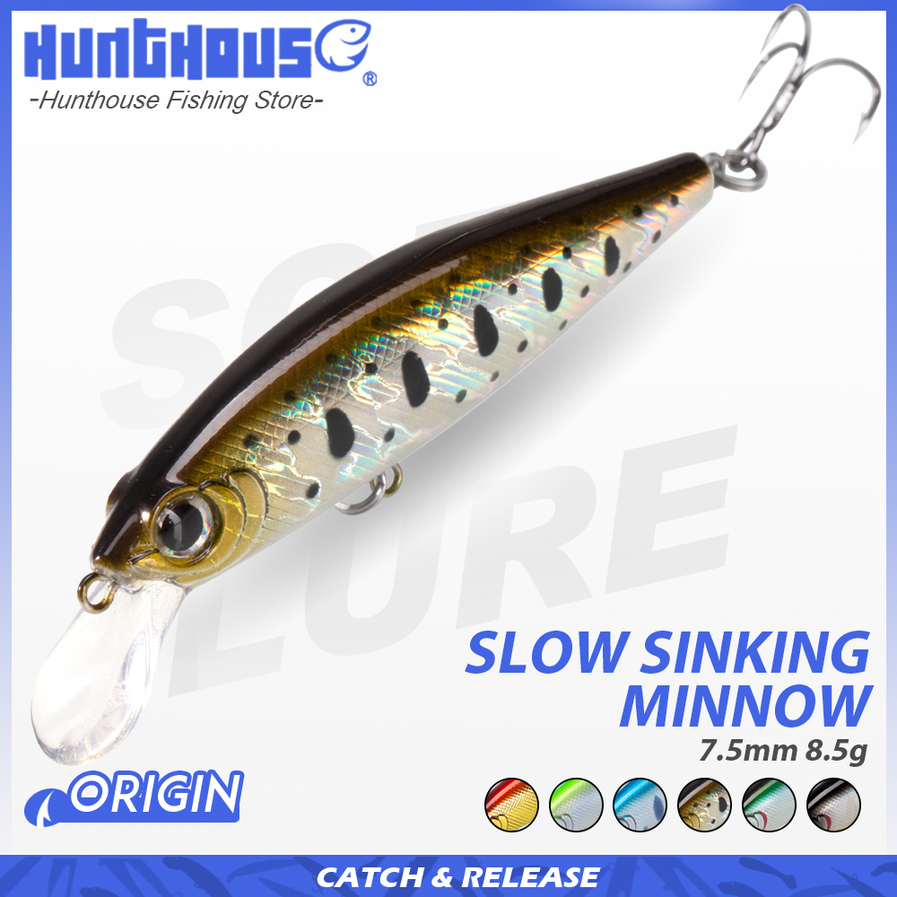 Fishing Equipment Daiwa - Hunthouse Slow Sinking Minnow Rigge Flat
