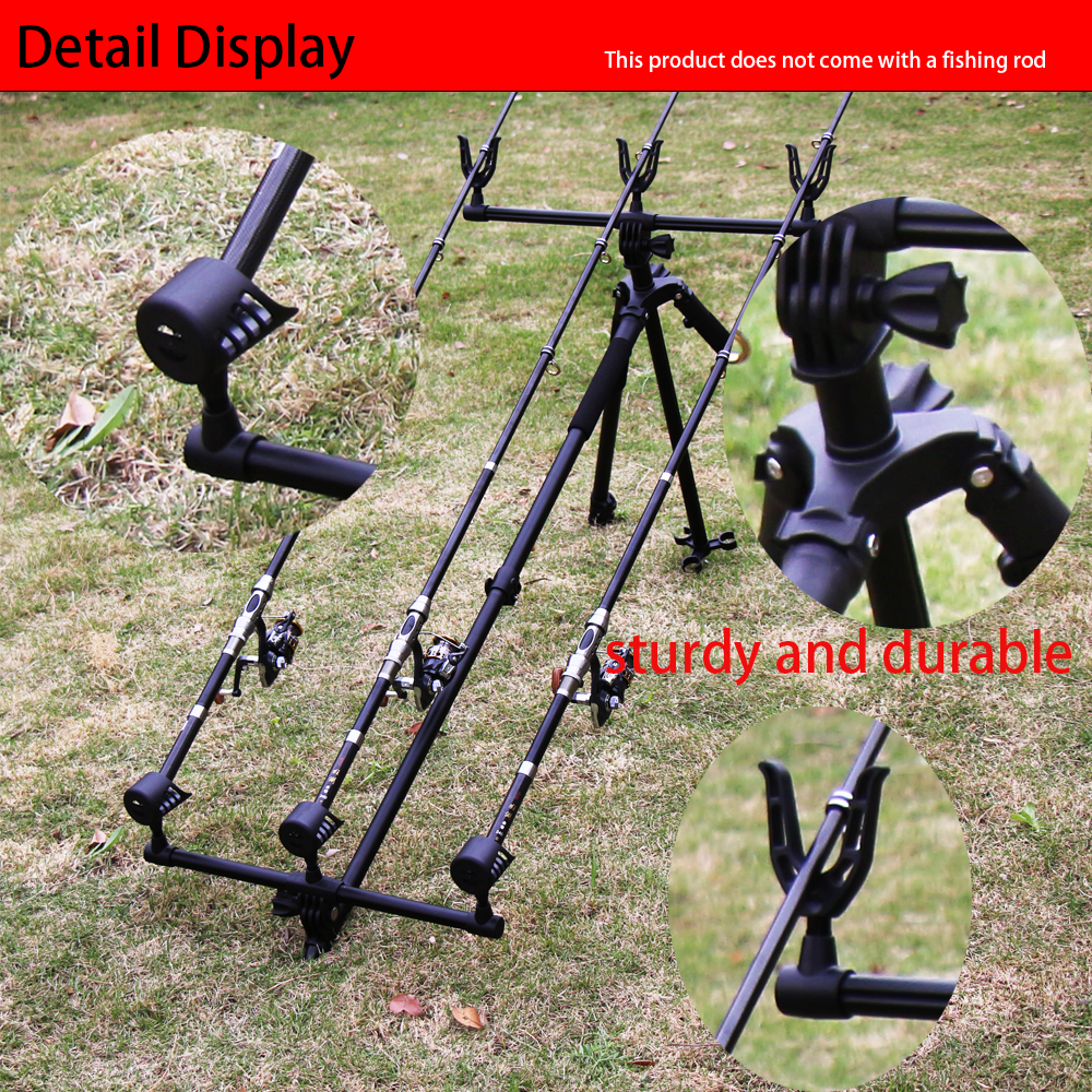 Fishing Rod Pod - Fishing Equipment Aluminum Alloy Shrinkage Fishing