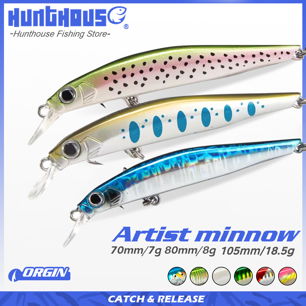 Fishing Equipment Daiwa - Hunthouse 3PCS 7PCS Minnow Fishing Lure