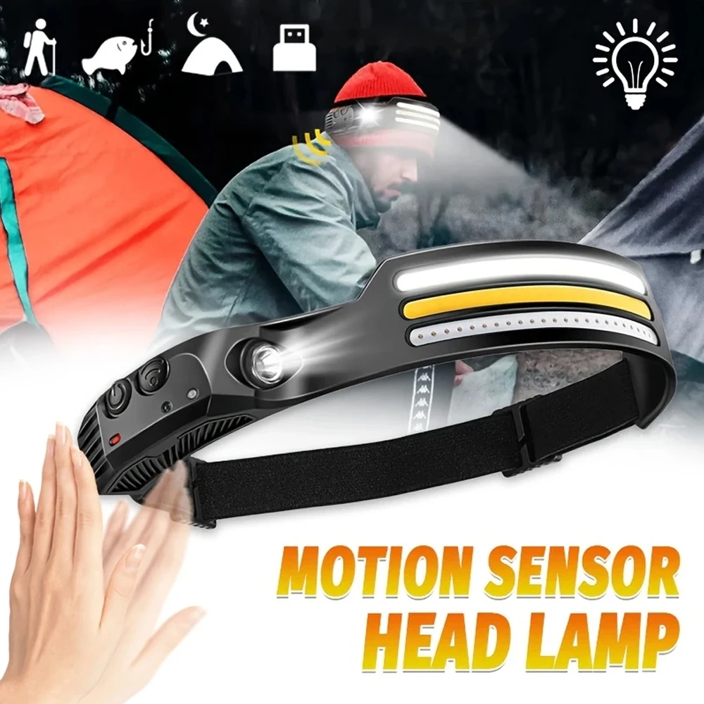 Rechargeable COB LED Induction – обзор и цена Fishing Headlamp