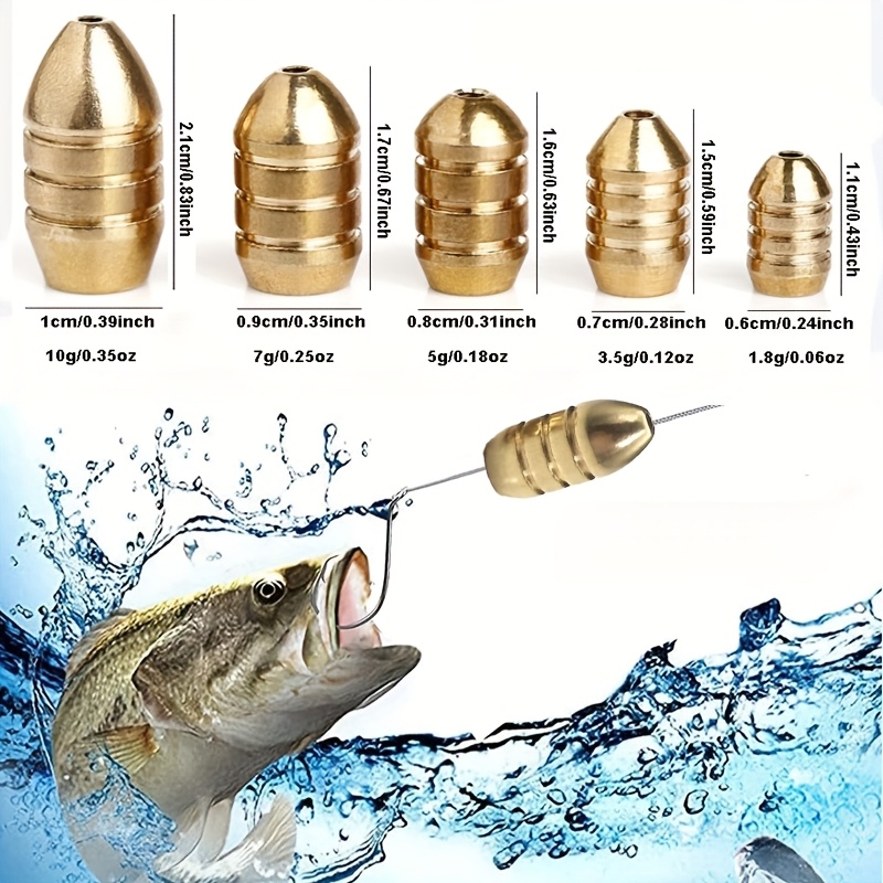 Wholesale 50pcs Golden Copper  – обзор и цена Fishing Equipment Deals
