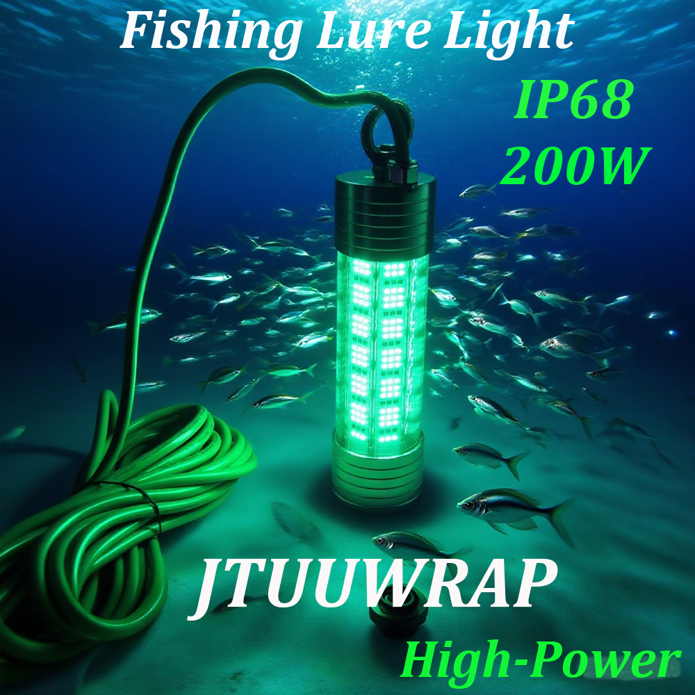 1 pc new 200W 12V fishing ligh – обзор и цена Fishing Equipment Lures