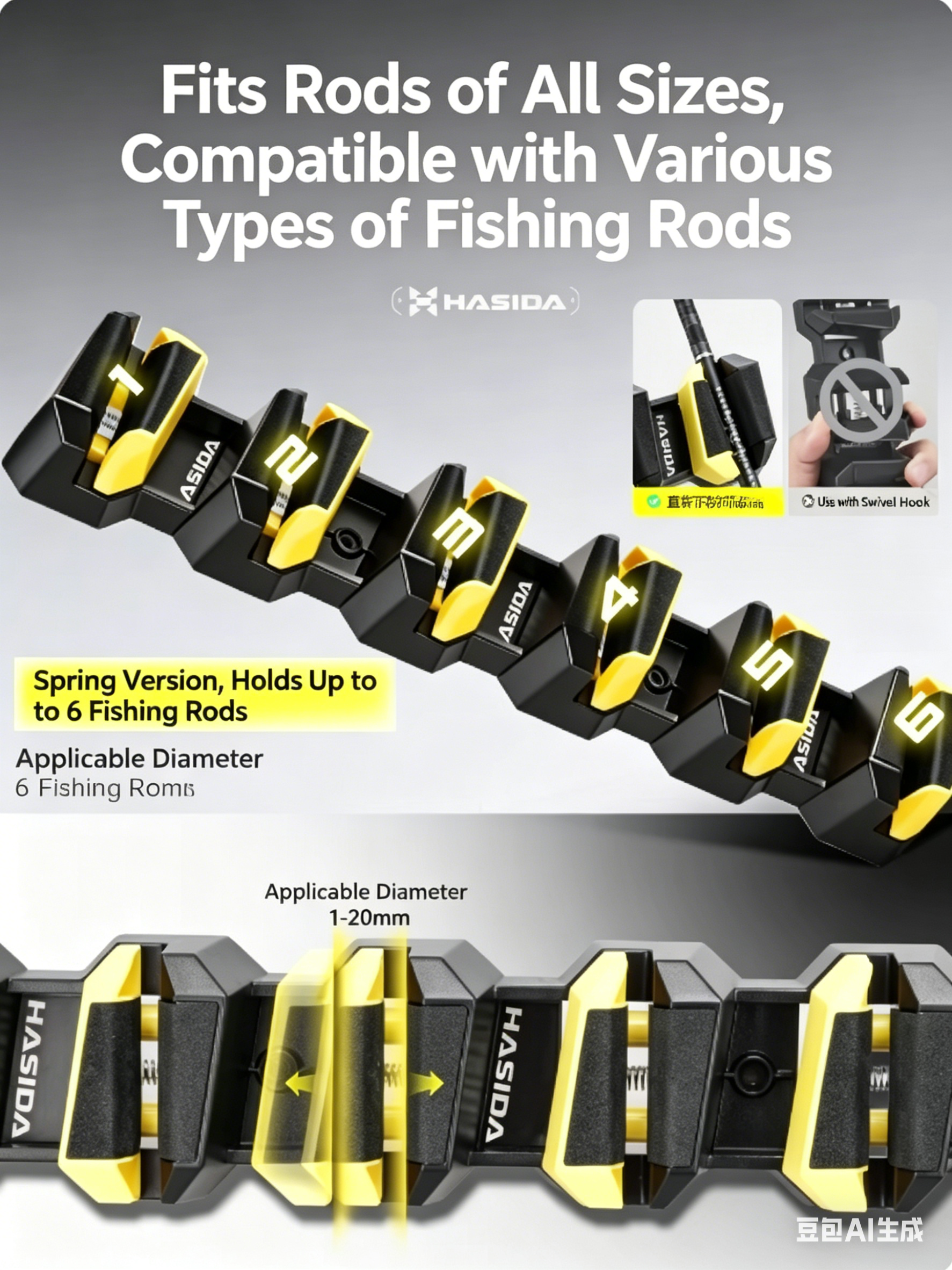HISTAR Soft Rubber Wall-Mounte – обзор и цена Fishing Equipment Lures