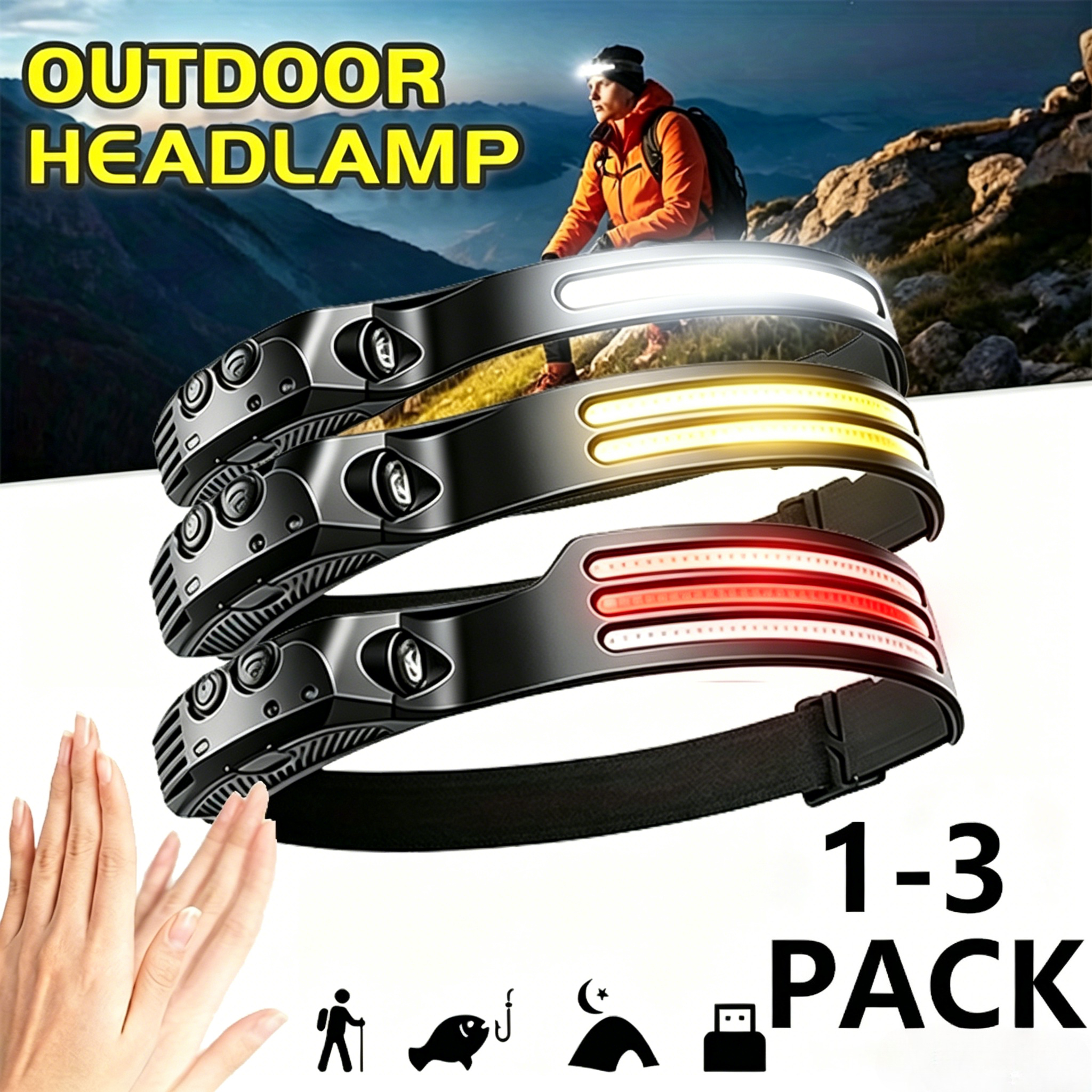 Super Bright Motion Sensor LED – обзор и цена Fishing Headlamp