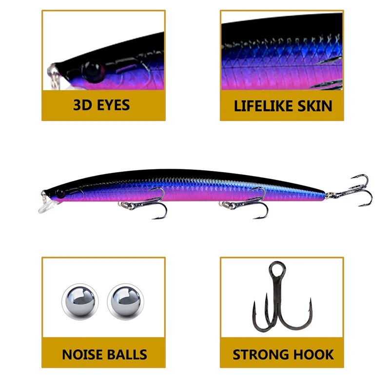 Minnow Fishing Lure Laser Hard – обзор и цена Fishing Equipment Lures
