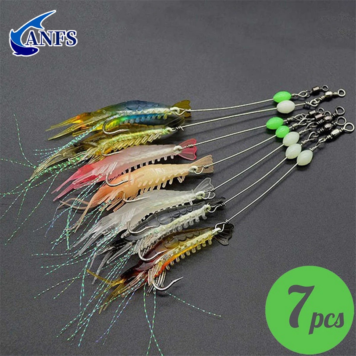 3pcs/7pcs Shrimp Lures Fishing – обзор и цена Fishing Equipment Deals