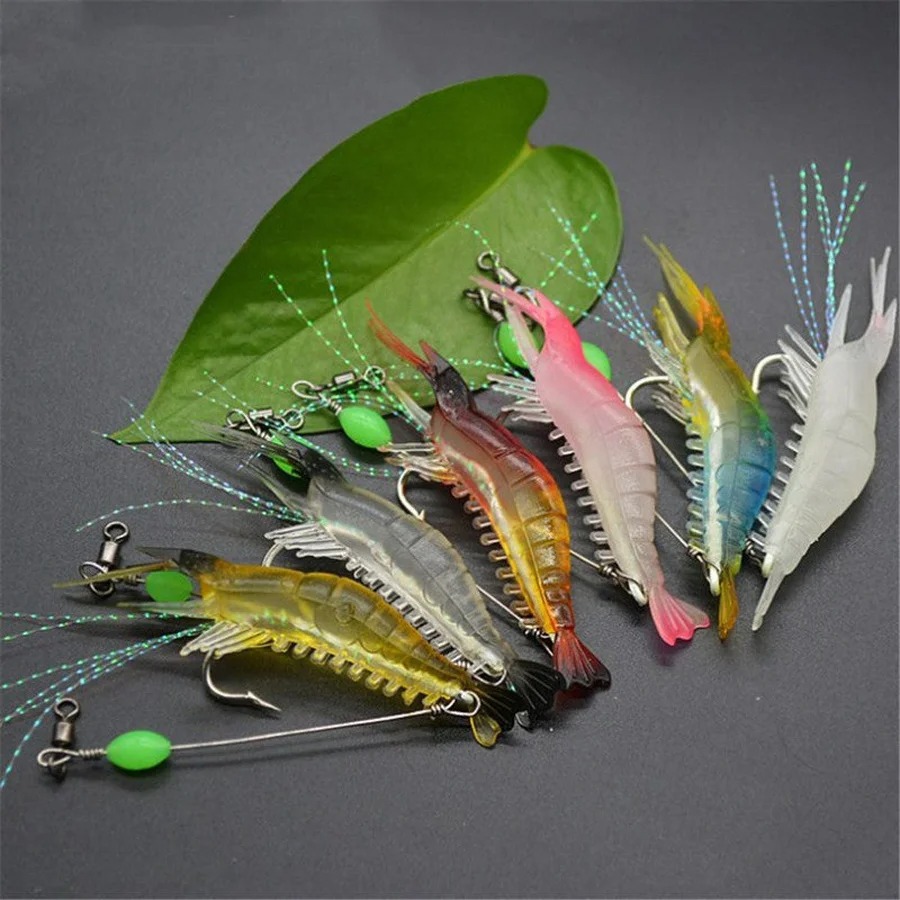 3pcs/7pcs Shrimp Lures Fishing – обзор и цена Fishing Equipment Deals