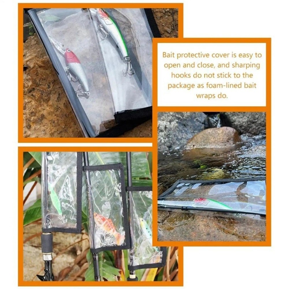 PVC Fishing Lure Cover Storage – обзор и цена Fishing Rod Wrap Tape