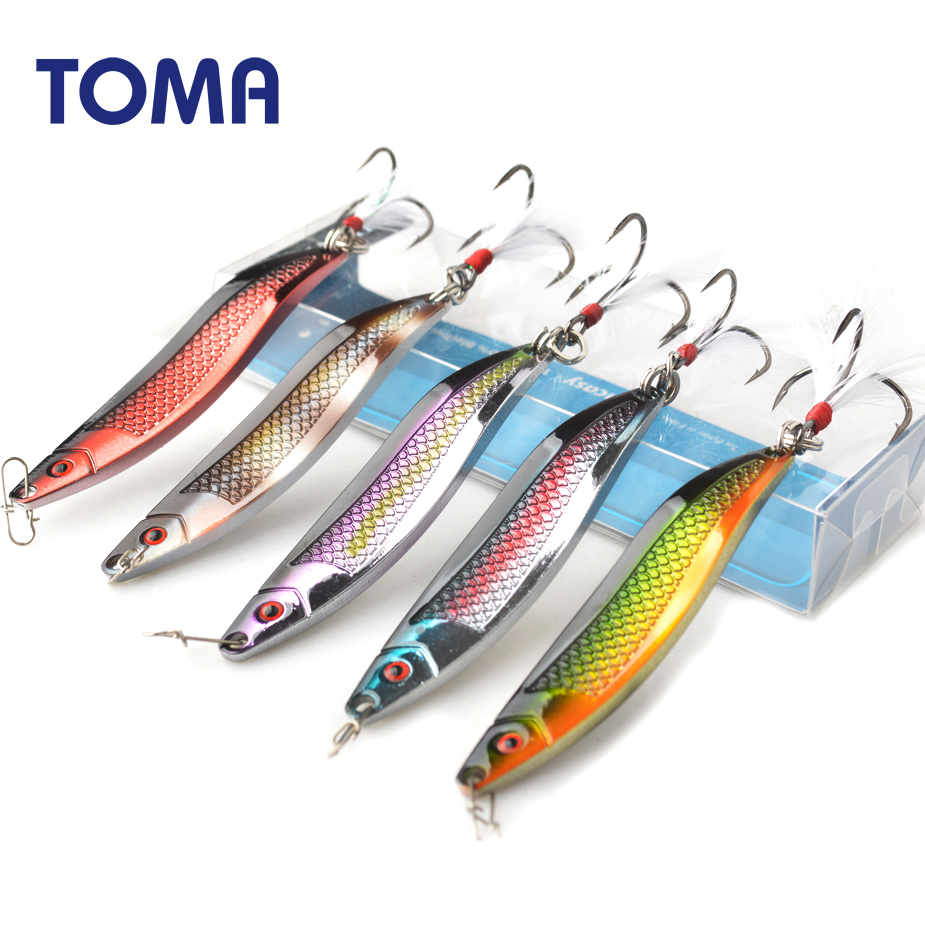 TOMA Metal Zinc Spoon Fishing  – обзор и цена Fishing Equipment Deals