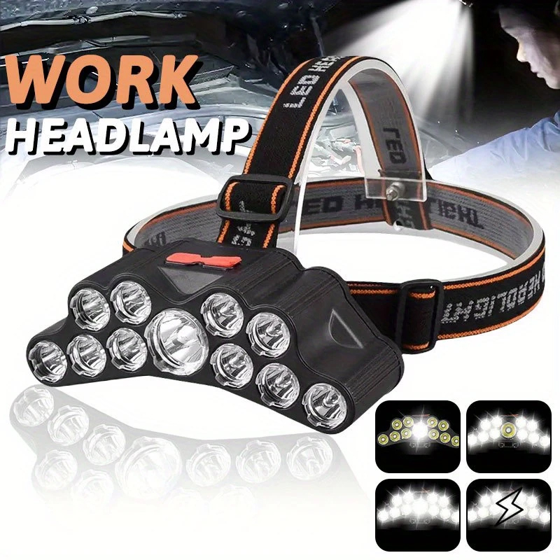 11 LED Headlamp Strong Light H – обзор и цена Fishing Headlamp