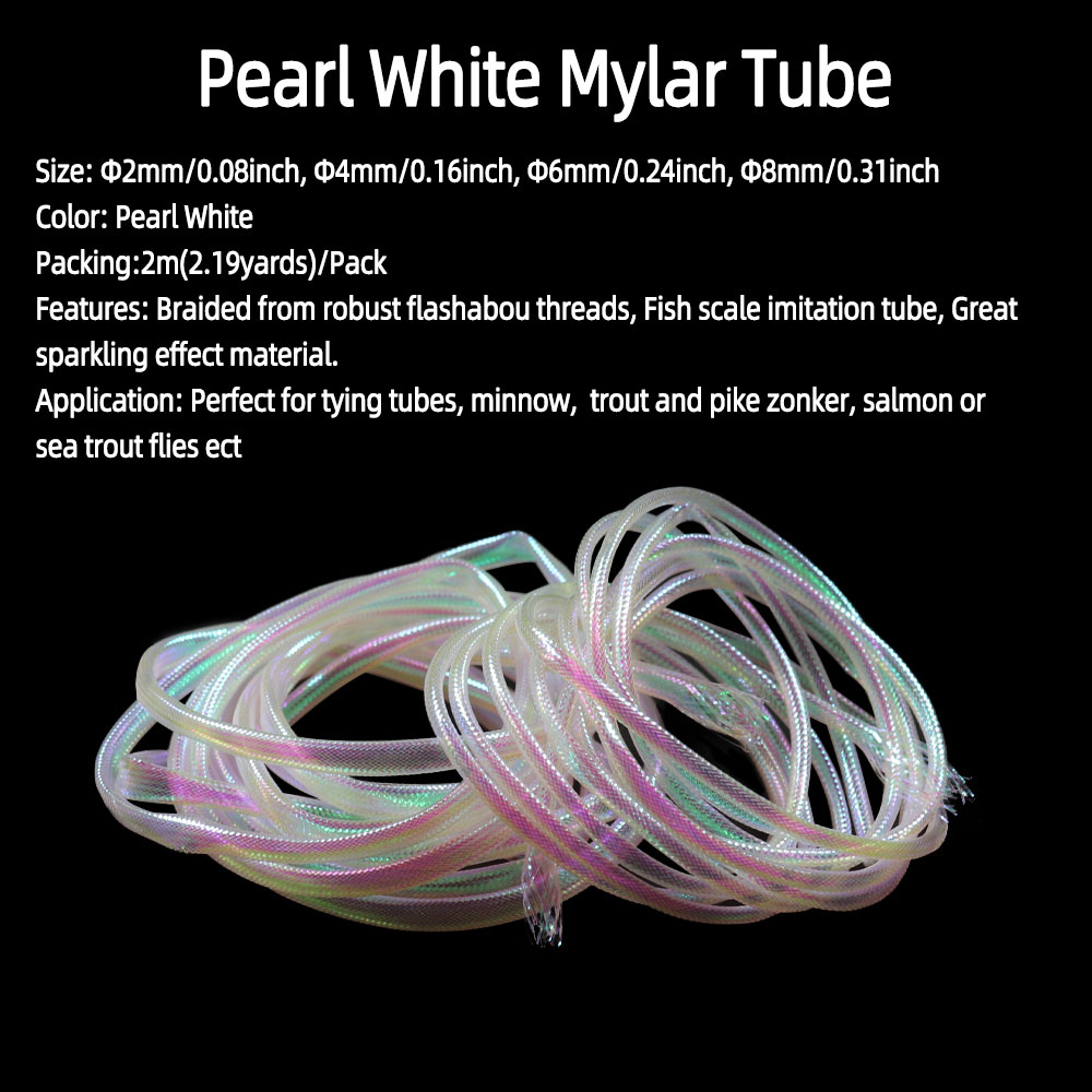 4/8m Braided Pearl White Mylar – обзор и цена Fishing Equipment Bundle