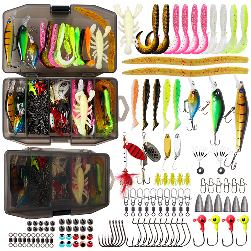 New 120PCS Fishing Lure Set So – обзор и цена Fishing Equipment Lures