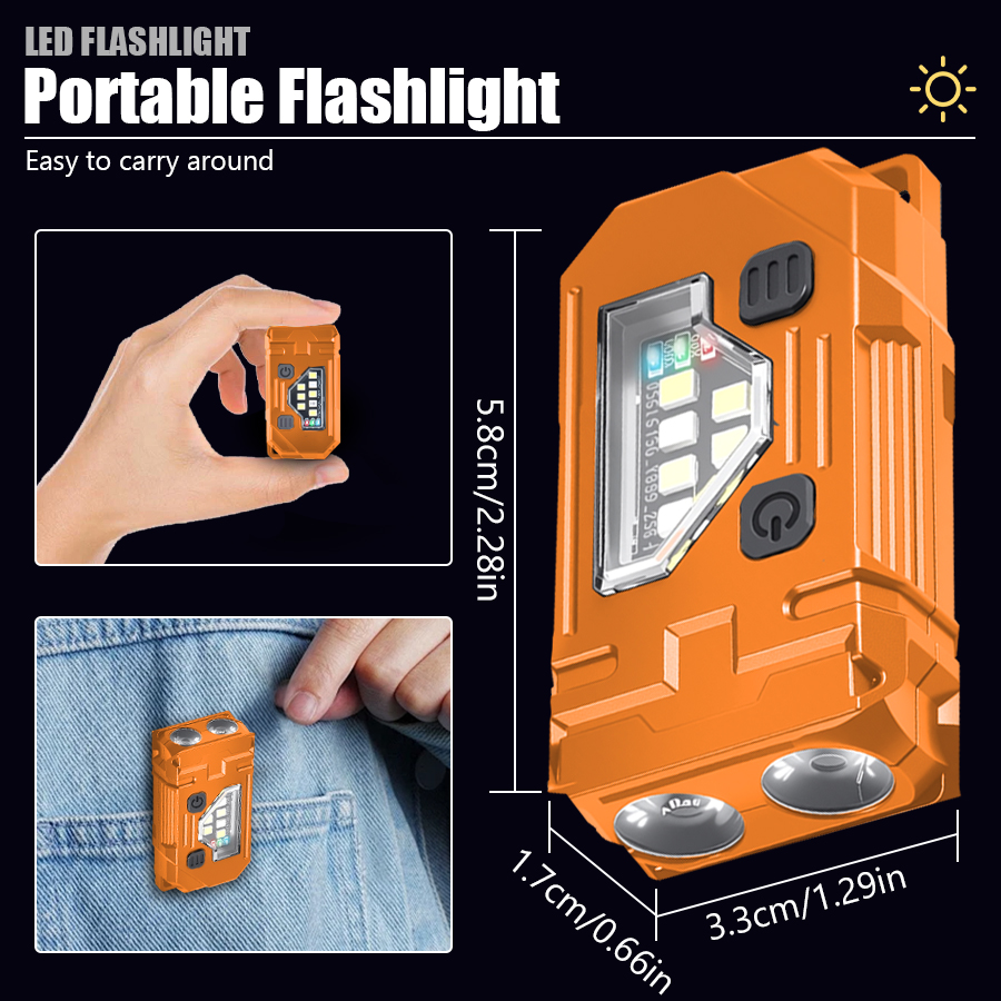 Mini Keychain EDC Flashlight R – обзор и цена Fishing Headlamp
