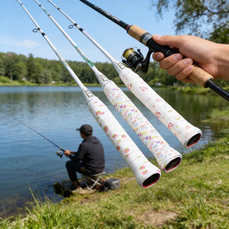 1Pc Gradient PU Racket Grip Ta – обзор и цена Fishing Rod Wrap Tape