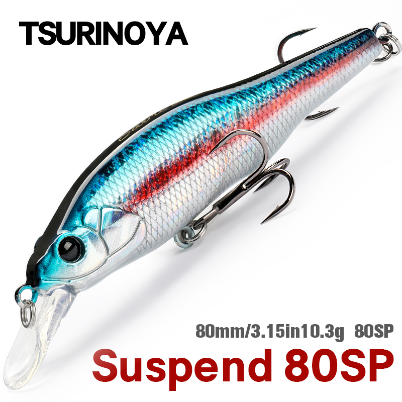 TSURINOYA 80SP Suspending Minn – обзор и цена Fishing Equipment Daiwa