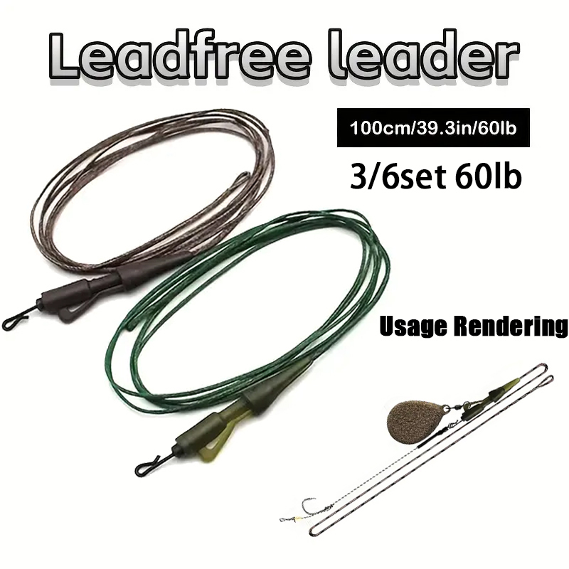 3/6pc CarpCarp Fishing Line Re – обзор и цена Fishing Equipment Bundle