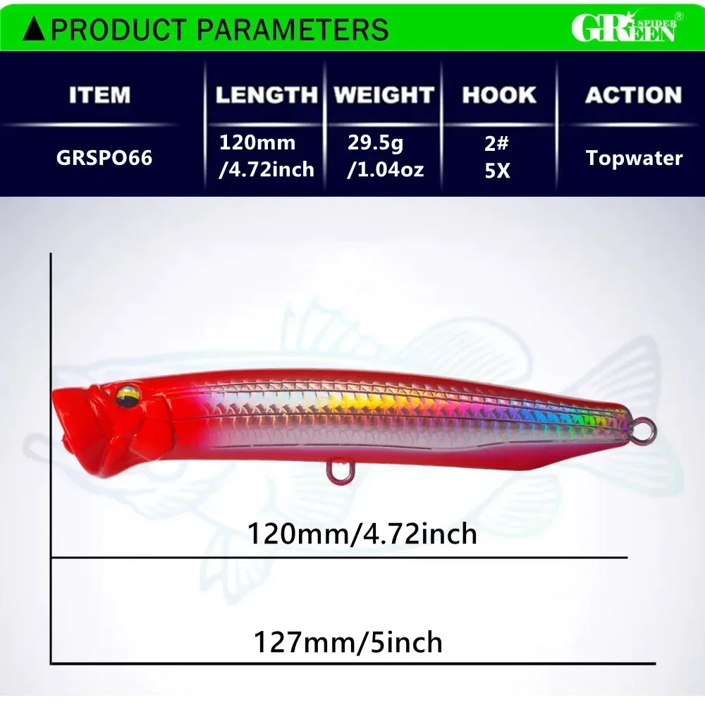GREENSPIDER New 120mm 29.5g To – обзор и цена Fishing Equipment Daiwa