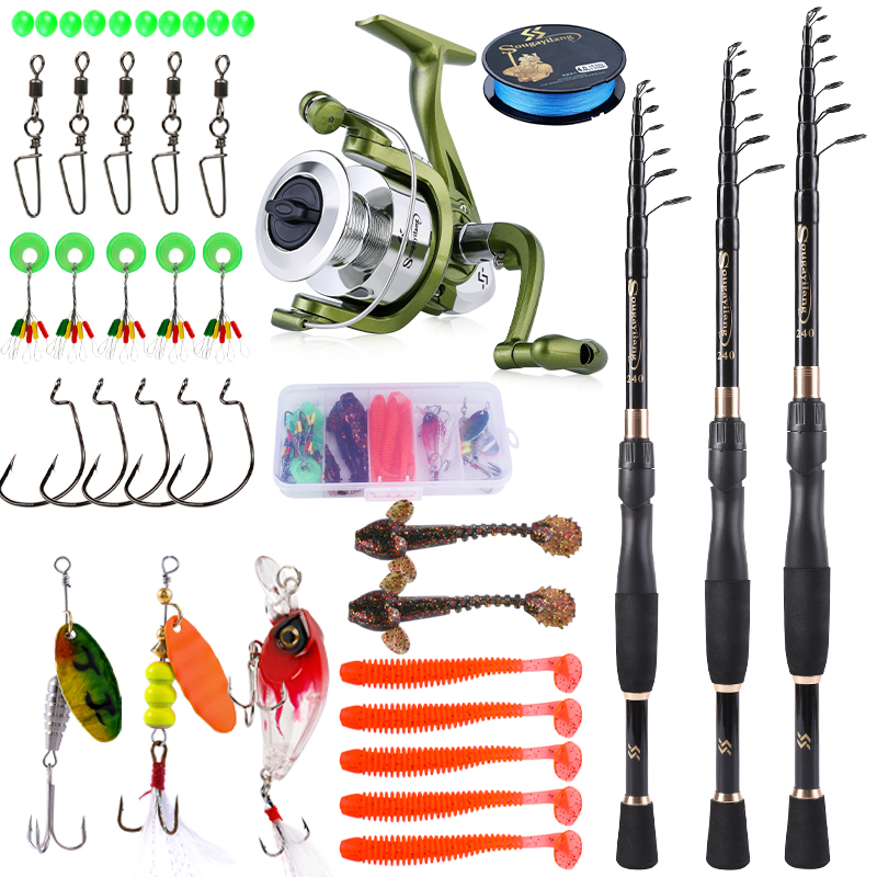 Sougayilang Telescopic Fishing – обзор и цена Fishing Equipment Bundle