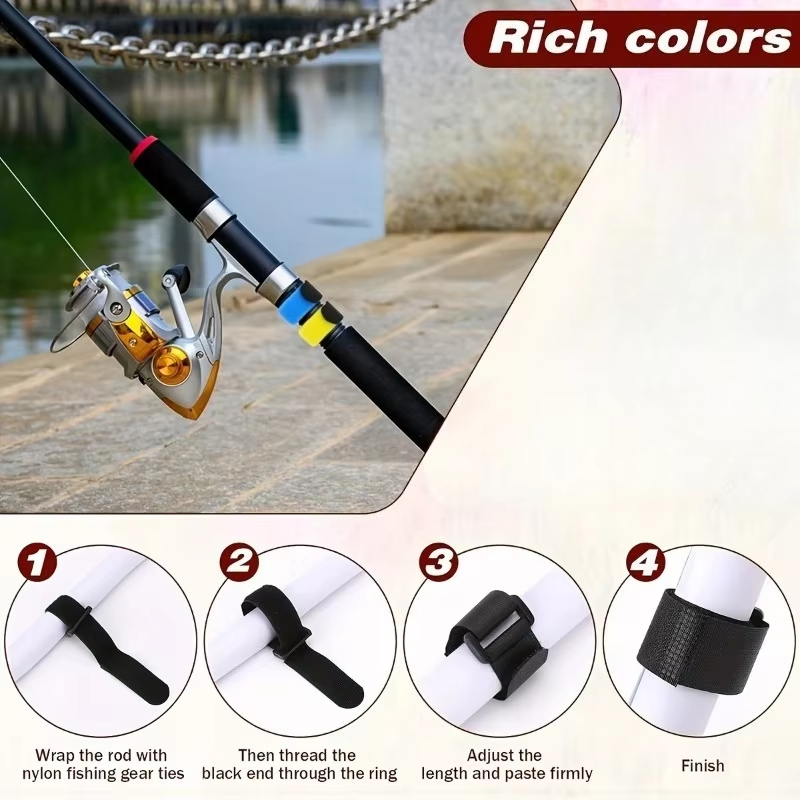10Pcs/set Reusable Fishing Rod – обзор и цена Fishing Rod Wrap Tape